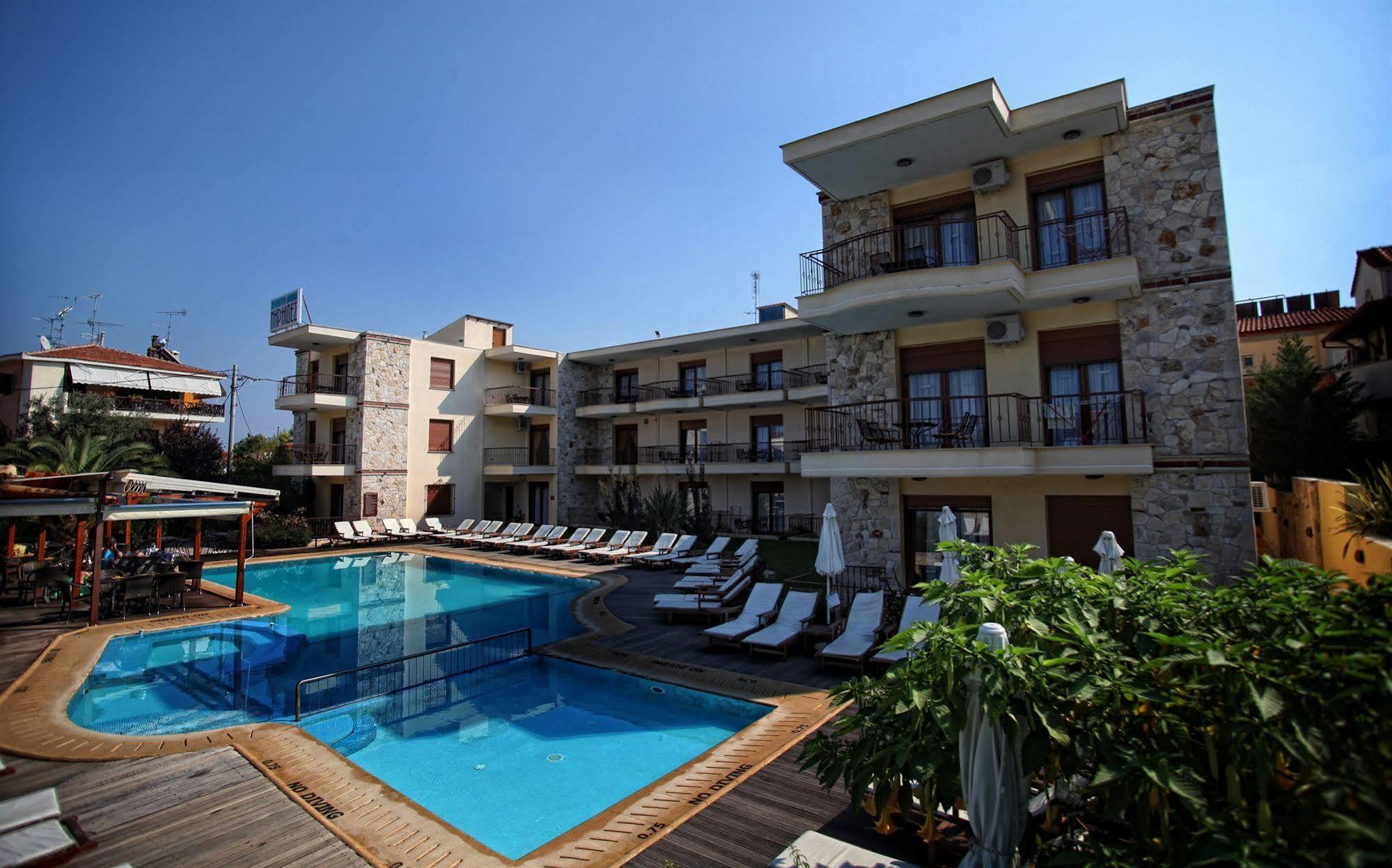 Nereides Hotel ฮานิโอติ ภายนอก รูปภาพ